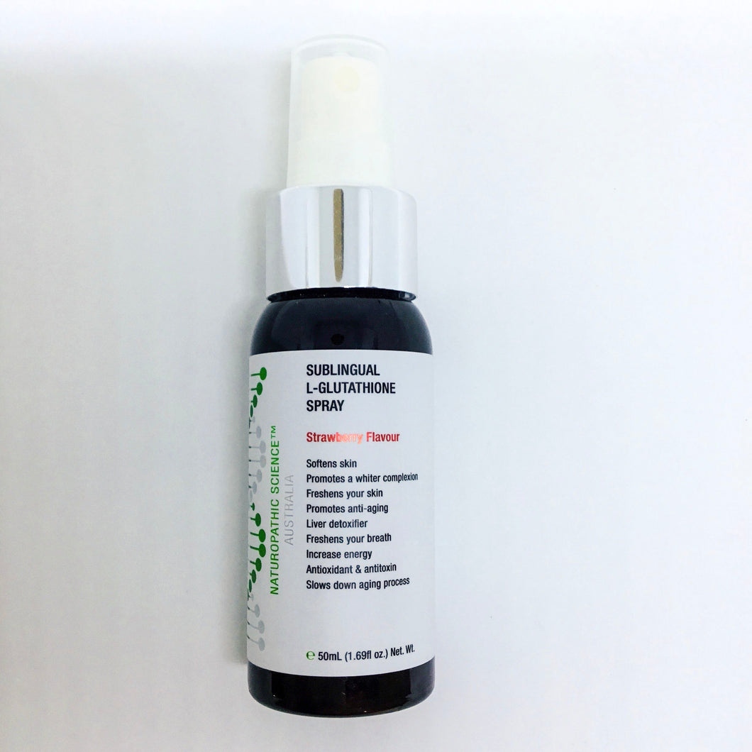 STRAWBERRY SUBLINGUAL L- GLUTATHIONE SPRAY