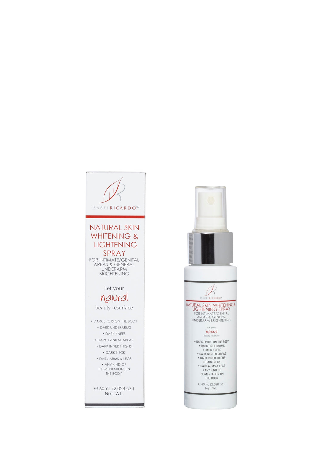 NATURAL SKIN WHITENING & LIGHTENING SPRAY